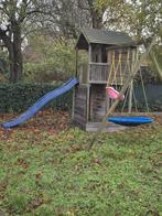 schommel met huisje , glijbaan en zandbak, Ophalen, Gebruikt, Schommel