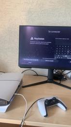 Ps5 slim avec disque cd met gloednieuw scherm en controller, Games en Spelcomputers, Ophalen, Zo goed als nieuw