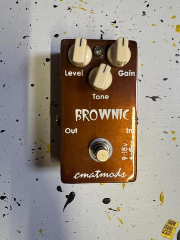 Distorsion Brownie de CmatMods, Musique & Instruments, Enlèvement ou Envoi, Comme neuf, Distortion, Overdrive ou Fuzz