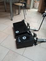 Meinl snarebox en bassbox +2 drumpedalen, Muziek en Instrumenten, Snaarinstrumenten | Gitaren | Elektrisch, Ophalen, Zo goed als nieuw