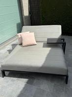 Latittude Double Lounger Black Frame + U-Table Black, Ophalen, Gebruikt, Aluminium, Verstelbaar