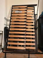 Onderstel bed met lattoflex 140x200, Huis en Inrichting, Ophalen, Gebruikt, Bruin, Tweepersoons