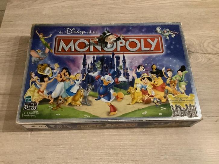 Disney Monopoly editie (2002), Hobby en Vrije tijd, Gezelschapsspellen | Bordspellen, Gebruikt, Een of twee spelers, Drie of vier spelers