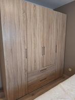 Kledingkast en commode, eikkleur, Huis en Inrichting, Slaapkamer | Complete slaapkamers, Ophalen, Zo goed als nieuw