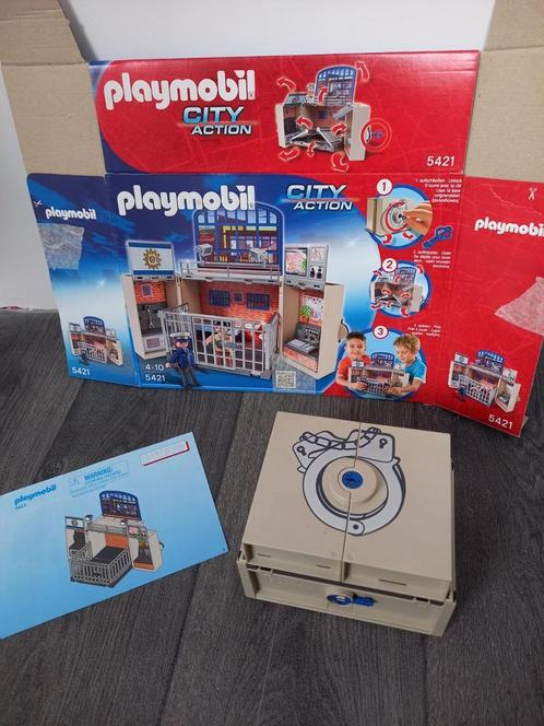 Playmobil City Action - Politiebureau, Kinderen en Baby's, Speelgoed | Playmobil, Zo goed als nieuw, Ophalen of Verzenden