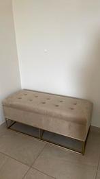 Poef met opbergruimte maisons du monde, Huis en Inrichting, Zetels | Voetbanken en poefs, Ophalen, Zo goed als nieuw