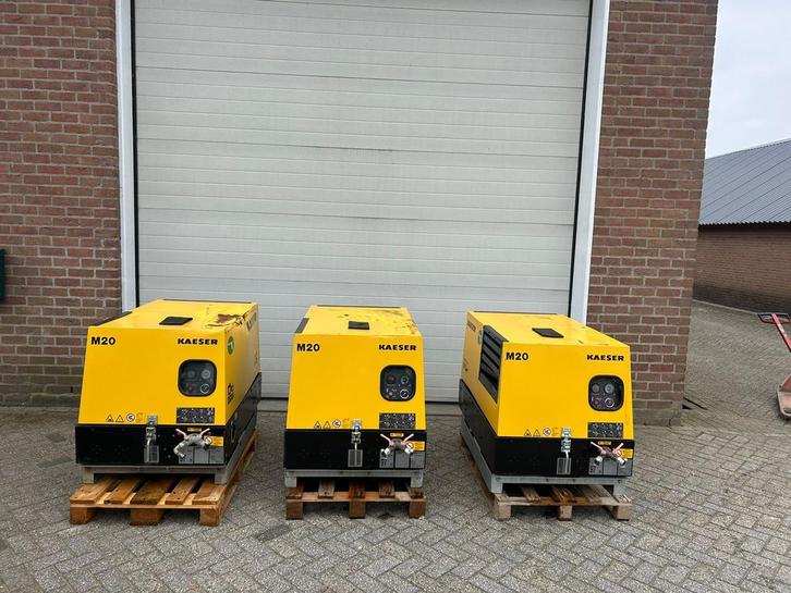 Kaeser M20 Compressor ZGAN Weinig uren!! Bj2022, Zakelijke goederen, Machines en Bouw | Pompen en Compressoren, Ophalen
