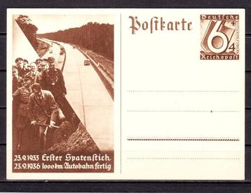 Postzegels Duitsland : Diverse briefkaarten Duitse Rijk