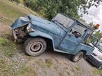 Toyota bj 40 3.0 diesel à restaurer, Auto's, Zwart, 1200 kg, Blauw, Leder