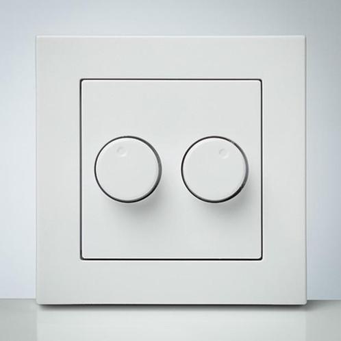 Gradateur LED Duo 2 x 200W. 2 interrupteurs à bascule., Bricolage & Construction, Électricité & Câbles, Comme neuf, Enlèvement ou Envoi
