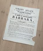 Aflaat - aflaet - kerk - Waasmunster, Antiek en Kunst, Kunst | Etsen en Gravures, Ophalen of Verzenden