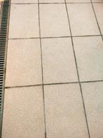 Betontegels 40x60, Tuin en Terras, Tegels en Klinkers, Ophalen, Gebruikt