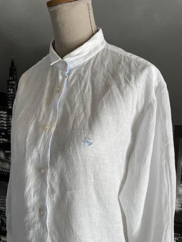 witte blouse met lange mouwen - Fay - 42