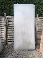 overkapping plaat plexi 1,08cmx2,5m 7 stuk, Tuin en Terras, Overkappingen, Ophalen, Gebruikt