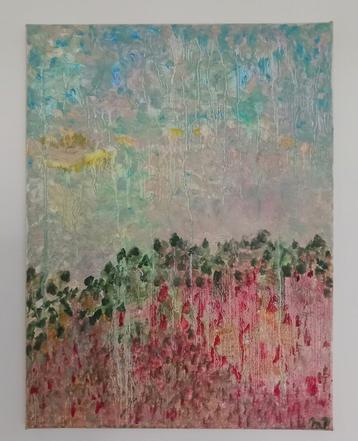 Schilderij in olieverf, 30x40 cm beschikbaar voor biedingen