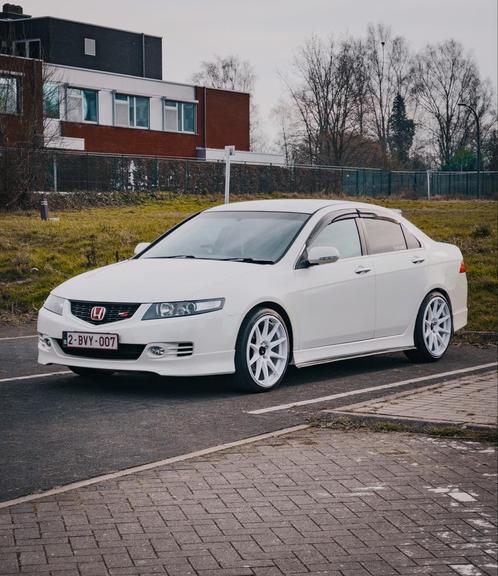 Honda Accord CL9 Type S JDM Import, Auto's, Honda, Particulier, Accord, Benzine, Berline, 4 deurs, Automaat, Wit, Zwart, Leder en Stof