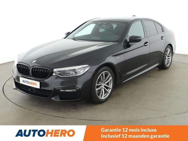 BMW 5 Serie 520 520d xDrive M Sport (bj 2017, automaat), Auto's, BMW, Te koop, 5 Reeks, 360° camera, 4x4, ABS, Achteruitrijcamera