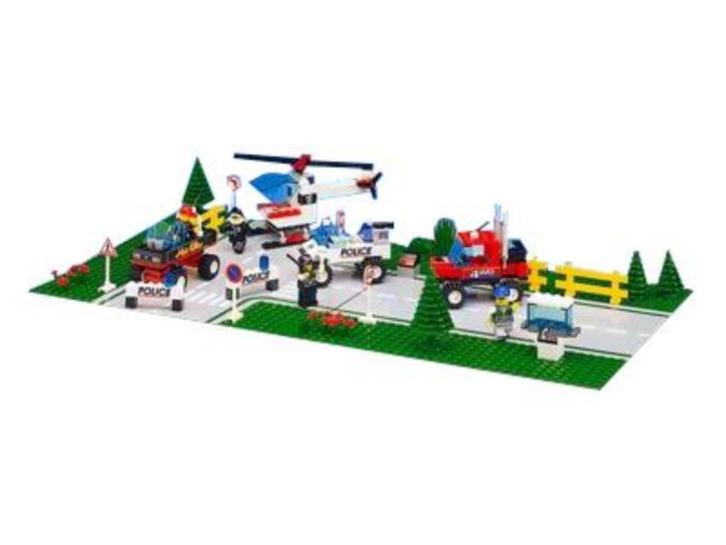 LEGO Town Jr. 6549 Roadblock Runners, Kinderen en Baby's, Speelgoed | Duplo en Lego, Zo goed als nieuw, Lego, Complete set, Ophalen of Verzenden