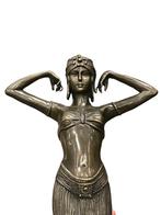 Bronzen sculptuur „Scarab dancer” van H.B. Chyparus, Antiek en Kunst, Ophalen of Verzenden, Brons