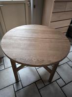 Table de salle à manger en chêne aérogommée, Maison & Meubles, Enlèvement, Comme neuf, Rectangulaire, Chêne