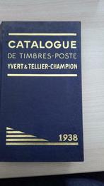 Catalogue Yvert Tellier 1938, Catalogue, Enlèvement ou Envoi, Neuf
