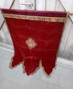 Oude vaandels met gouddraad, Antiek en Kunst, Ophalen of Verzenden