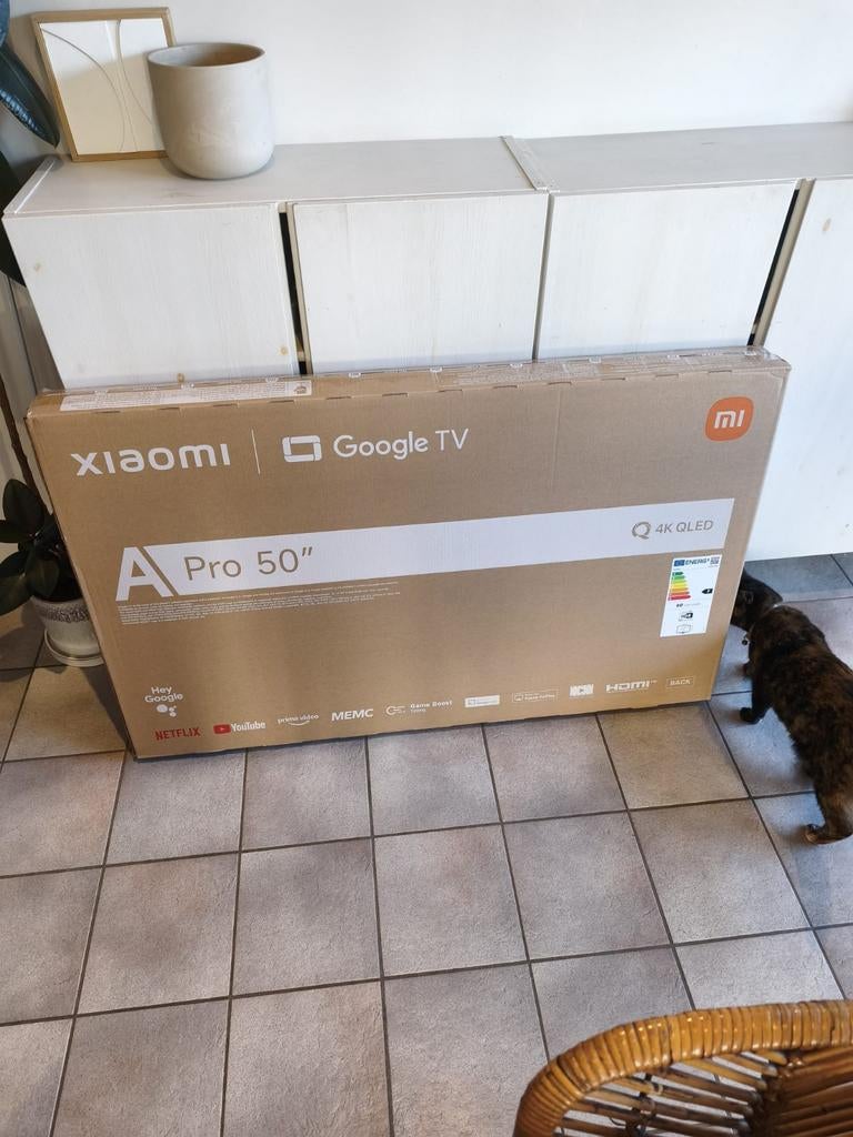 Xiaomi A Pro 50” 4K QLED Google TV, NIEUW in doos, TV, Hi-fi & Vidéo, Télévisions, QLED, 4k (UHD), Enlèvement