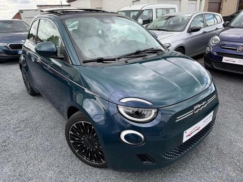 Fiat 500 500e leder openpandak applecarplay 12 M waarborg, Auto's, Fiat, Bedrijf, Te koop, ABS, Achteruitrijcamera, Adaptive Cruise Control