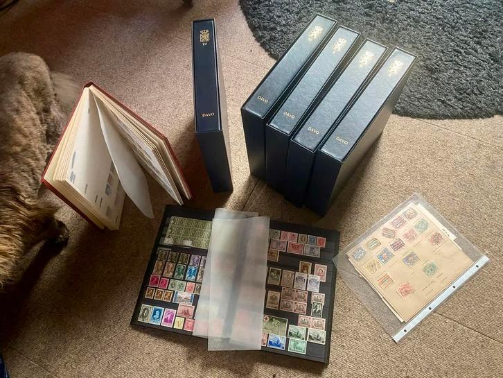 Postzegelcollectie Davo cassette 1,2,3 en 5, Postzegels en Munten, Postzegels | Europa | België, Gestempeld, Ophalen