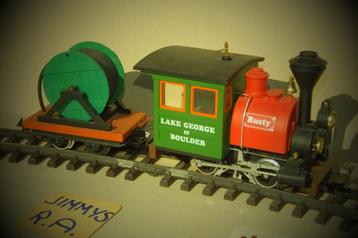 LGB lok + wagon, Hobby & Loisirs créatifs, Autres marques, Analogique, Enlèvement ou Envoi, Set de Trains