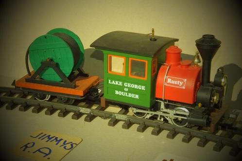 LGB lok + wagon, Hobby en Vrije tijd, Modeltreinen | H0, Gebruikt, Treinset, Gelijkstroom, Overige merken, Analoog, Ophalen of Verzenden
