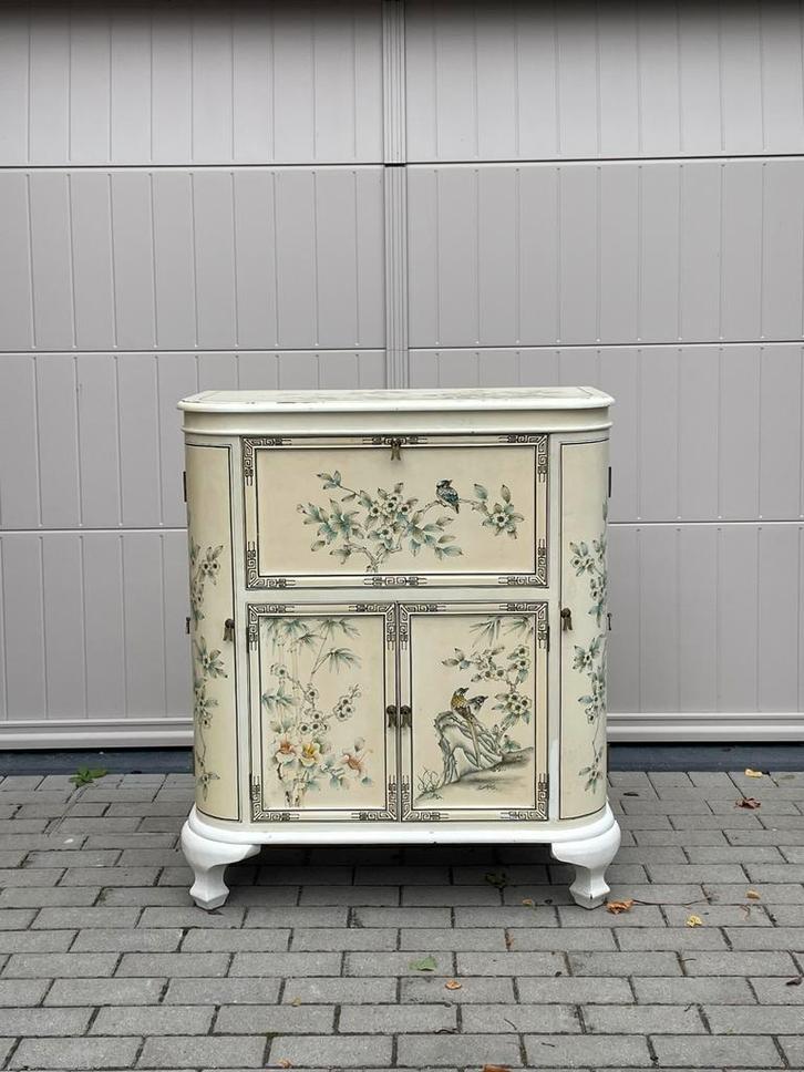 Handbeschilderde Oosterse kast, Antiek en Kunst, Antiek | Meubels | Kasten, Ophalen