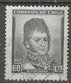 Chili 1948 - Yvert 219 - Bernardo O'Higgins  (ST), Timbres & Monnaies, Timbres | Amérique, Envoi, Affranchi