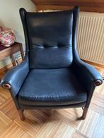 stijlvolle vintage zetel, Huis en Inrichting, Ophalen, Gebruikt, Eenpersoons, Hout