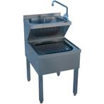 Lave-mains combiné sur piètement, Enlèvement ou Envoi, Neuf, Inox, Robinet