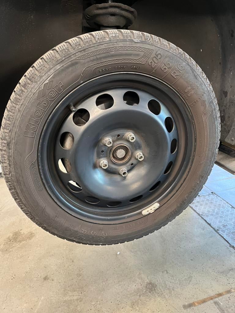 Autobanden en velgen winterset, Pneus et Jantes, Pneus hiver, 16 pouces, Véhicule de tourisme