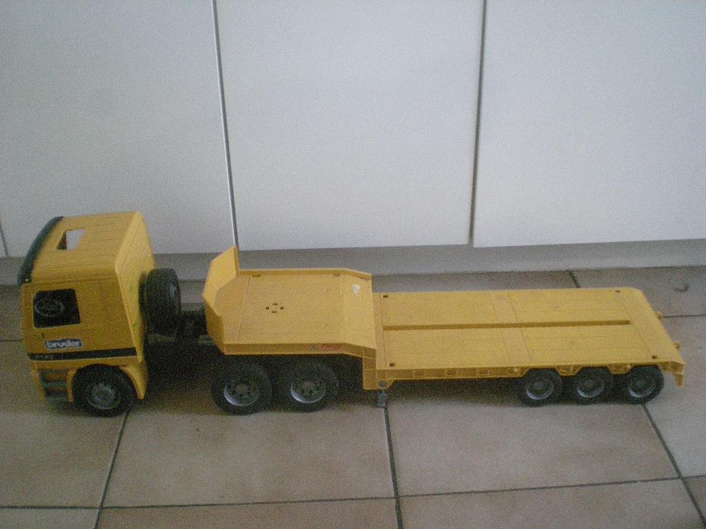 dieplader bruder, 1 wieltje ontbreekt, Ophalen of Verzenden, Gebruikt