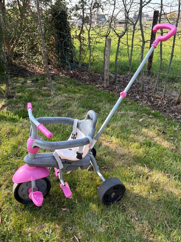 Fiets met duwstang, Ophalen, Gebruikt, Duwstang