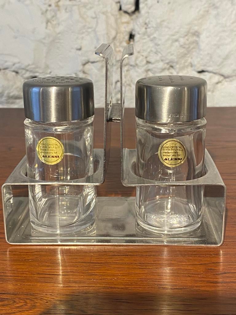 Vintage Alessi Programma 8 peper & zout zeldzaam, Ophalen of Verzenden, Zo goed als nieuw, Alessi