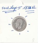 50 centiem 1886 vl Leopold 2, Enlèvement ou Envoi, Argent
