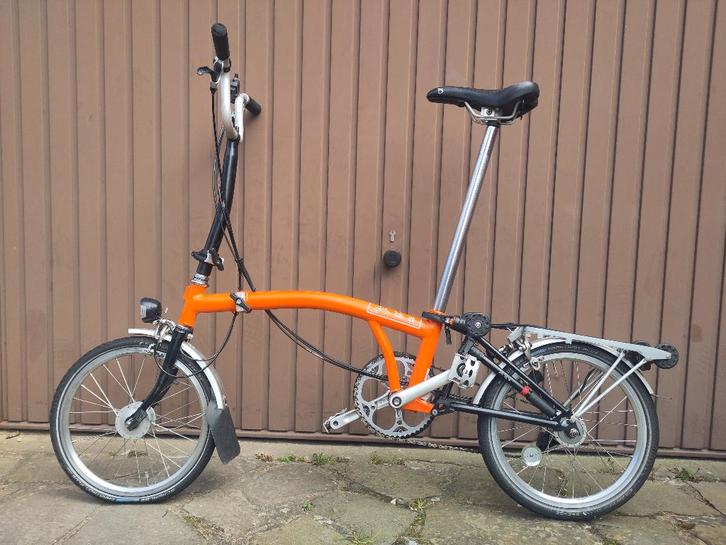 Brompton vouwfiets zeer goede staat, Fietsen en Brommers, Fietsen | Vouwfietsen, Gebruikt, Heren, Brompton, 14 tot 16 inch, Totaal opvouwbaar