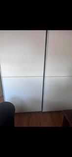 Grande penderie blanche à portes coulissantes – 188 x 183 x, Maison & Meubles, Armoires | Penderies & Garde-robes