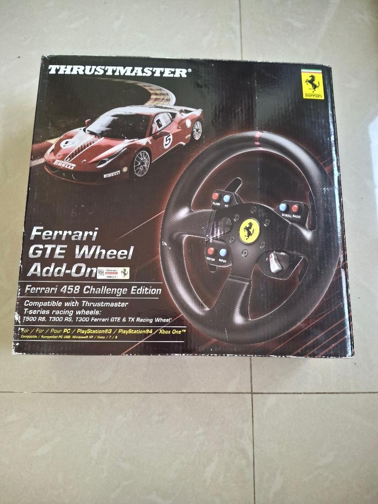 thrustmaster ferrari gte wheel addon, Enlèvement, Thrustmaster