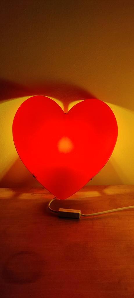 Hartjeslamp ikea, Maison & Meubles, Lampes | Appliques, Comme neuf, Synthétique, Enlèvement ou Envoi