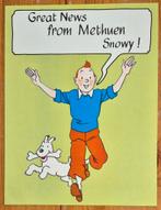 Kuifje flyer Methuen Books 1983 Hergé Tintin, Ophalen of Verzenden, Kuifje, Zo goed als nieuw, Overige typen