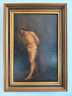 Tabeau Ancien 18e Siecle Jean Verhaeghen 1728-1824 - Christ, Enlèvement ou Envoi