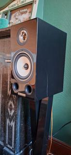 Enceintes Triangle Comete Ez + pieds NorStone noir laqué, Autres marques, 60 à 120 watts, Comme neuf, Enlèvement