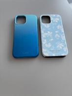 2 coques pour iPhone — design bleu, Enlèvement ou Envoi, Comme neuf