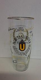 Bierglas voetbal Borussia Dortmund bier 1963, Verzamelen, Ophalen of Verzenden, Zo goed als nieuw, Glas of Glazen, Overige merken