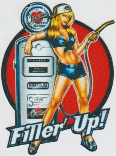 Pin Up Station Service Pomp Filler Up sticker #6, Verzamelen, Stickers, Nieuw, Verzenden